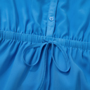  Lila Elastic Waist Sleeveless Shirt