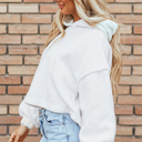  Lilah Fleece Drop Shoulder Hoodie