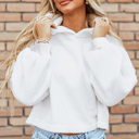  Lilah Fleece Drop Shoulder Hoodie