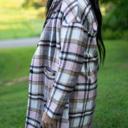  Lilia Plaid Button Up Lapel Jacket