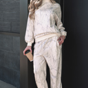 Khaki Small Liliana Print Jogger Pants