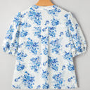  Lilianna Floral Buttoned Casual Top