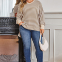  Lilianna Sleeve High Low PLUS Top