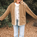  Lilisha Corduroy Edge Patchwork Jacket