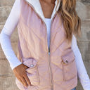  Lillian Fleece Lined Quilted Vest