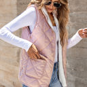  Lillian Fleece Lined Quilted Vest