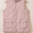  Lillian Fleece Lined Quilted Vest