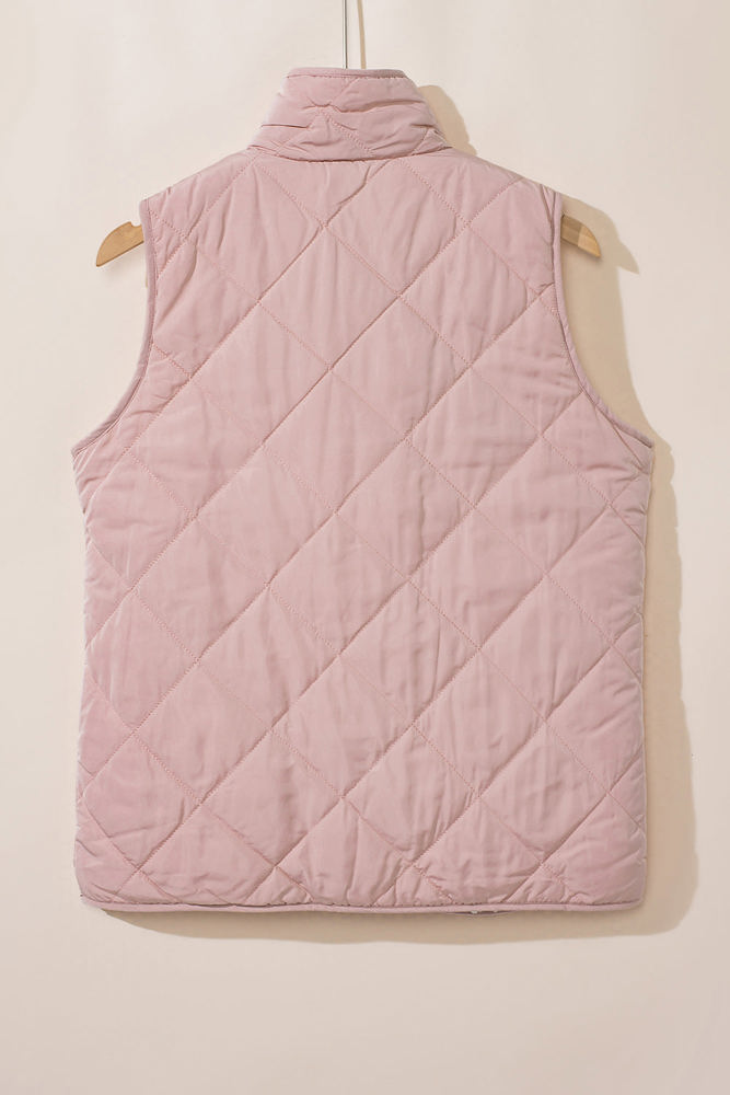 Lillian Fleece Lined Quilted Vest