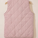  Lillian Fleece Lined Quilted Vest