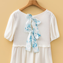  Lilliana Bubble Sleeve Peplum Top