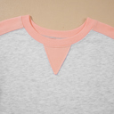  Lilliana Colorblock Pullover Casual PLUS Shorts