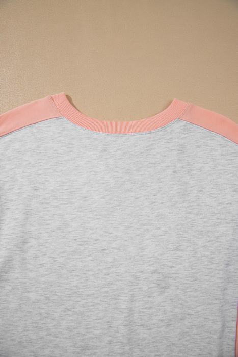 Lilliana Colorblock Pullover Casual PLUS Shorts