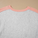  Lilliana Colorblock Pullover Casual PLUS Shorts