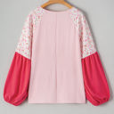  Lilly Plus Size Floral Long Sleeve Blouse