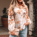  Lilly Puff Sleeve Lightweight Shirt