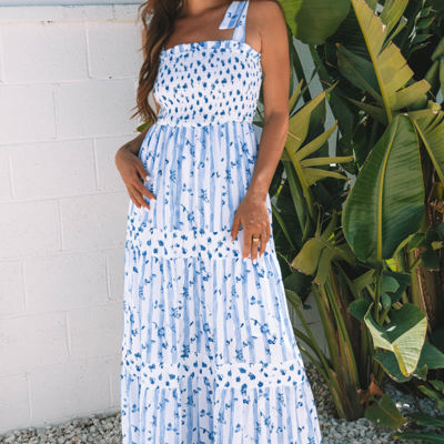Lily Floral Smocked Tiered Maxi Dress