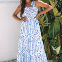 Lily Floral Smocked Tiered Maxi Dress