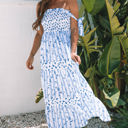  Lily Floral Smocked Tiered Maxi Dress