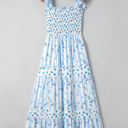  Lily Floral Smocked Tiered Maxi Dress