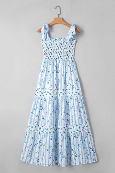 Lily Floral Smocked Tiered Maxi Dress