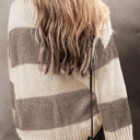  Livia Colorblock Loose Pullover Sweater