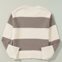 Livia Colorblock Loose Pullover Sweater