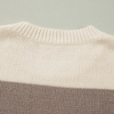  Livia Colorblock Loose Pullover Sweater