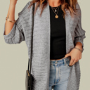  Lolatara Open Front Knit Cardigan