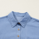  Londyn Bracelet Sleeve Chambray Shirt