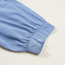  Londyn Bracelet Sleeve Chambray Shirt