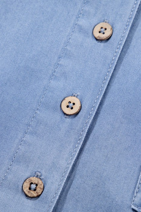 Londyn Bracelet Sleeve Chambray Shirt