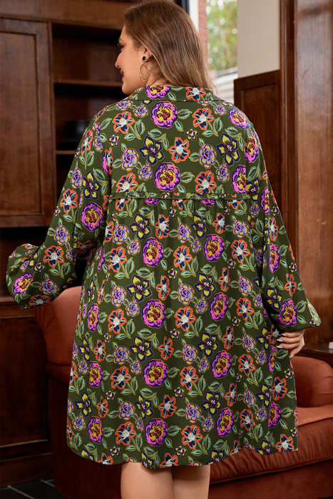 Lorelai Collared Loose Mini PLUS Dress