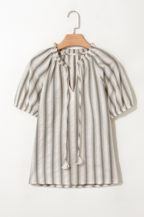 Lorelai Tie Short Sleeve Blouse