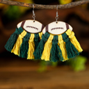  Lottie Braided Tasseled Drop Earrings