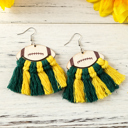  Lottie Braided Tasseled Drop Earrings