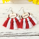  Lottie Braided Tasseled Drop Earrings