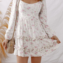  Lottie Detail Flared Mini Dress