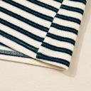  Louisa Contrast Collar Zip Long Sleeve Top