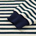  Louisa Contrast Collar Zip Long Sleeve Top