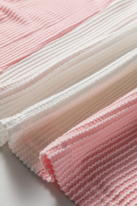 Louise Color Block Corded Long Sleeve Top