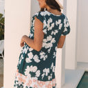  Louise Floral Ruffle Sleeve Dress