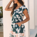  Louise Floral Ruffle Sleeve Dress