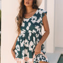  Louise Floral Ruffle Sleeve Dress