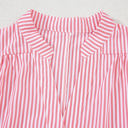  Lucy Stripe Puff Sleeve Blouse