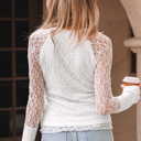  Luisa Slim Henley top Long Sleeve Top