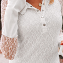  Luisa Slim Henley top Long Sleeve Top