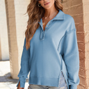  Luminy Baggy Sweatshirt with Slits