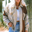  Luna Houndstooth Loose Shacket