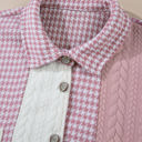  Luna Houndstooth Loose Shacket