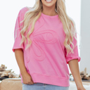  Luz Half Sleeve Tunic Top